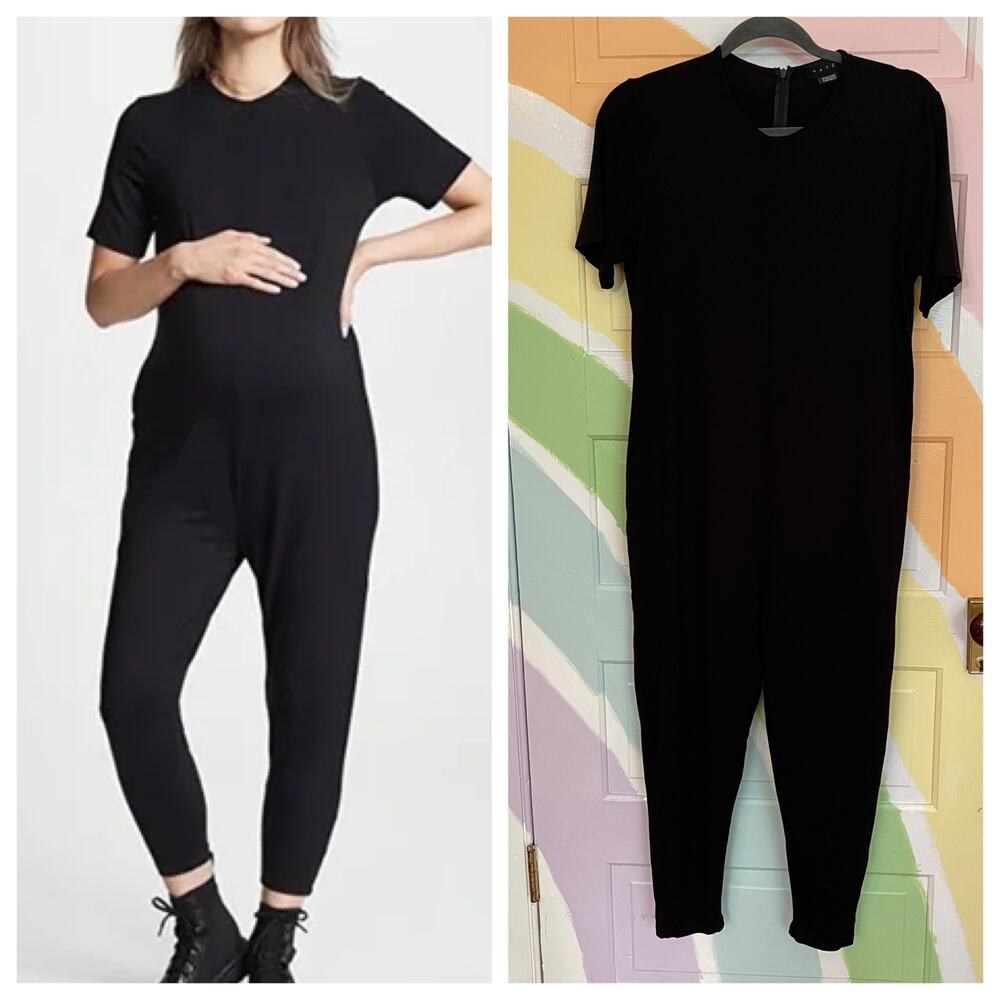 Hatch Black Jumpsuit Made USA Maternity Postpartum Size 0